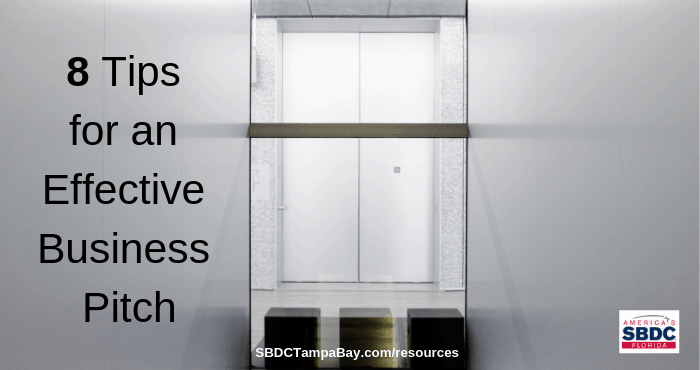 8 Tips for an Effective Business Pitch