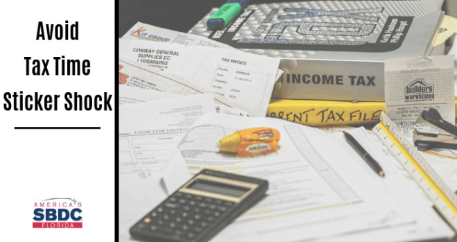 Avoid Tax Time Sticker Shock 